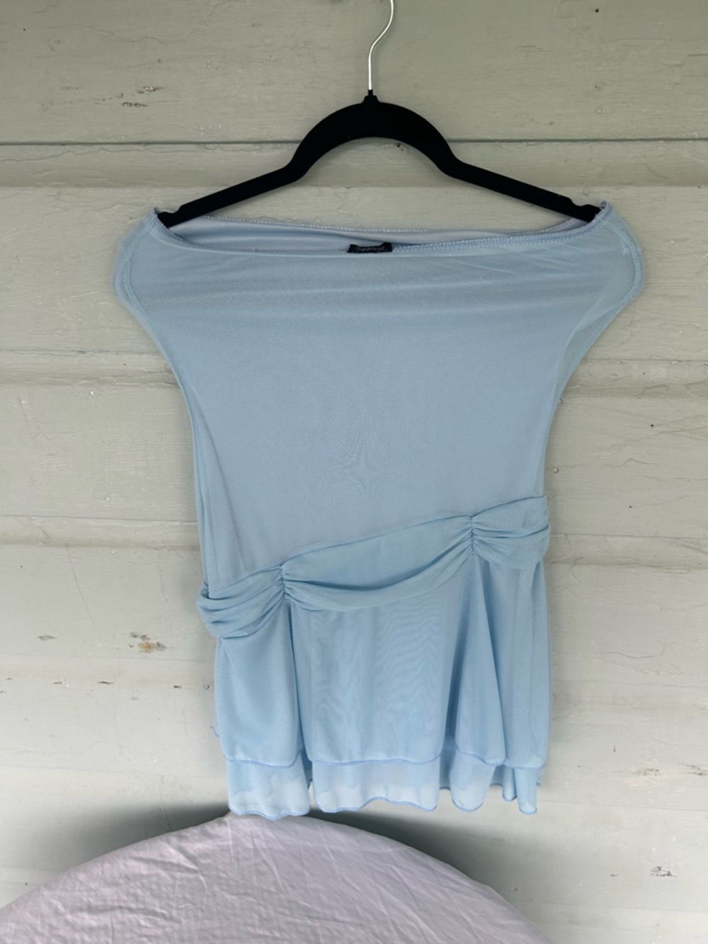 NWT Beverly And Beck  Light Blue Strapless Midi Dress Size Small Cute Princess